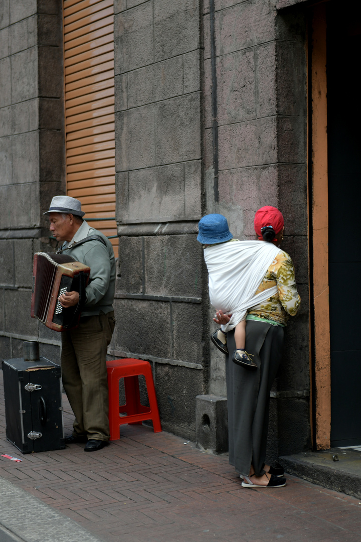Straßen-Musiker in Quito 1