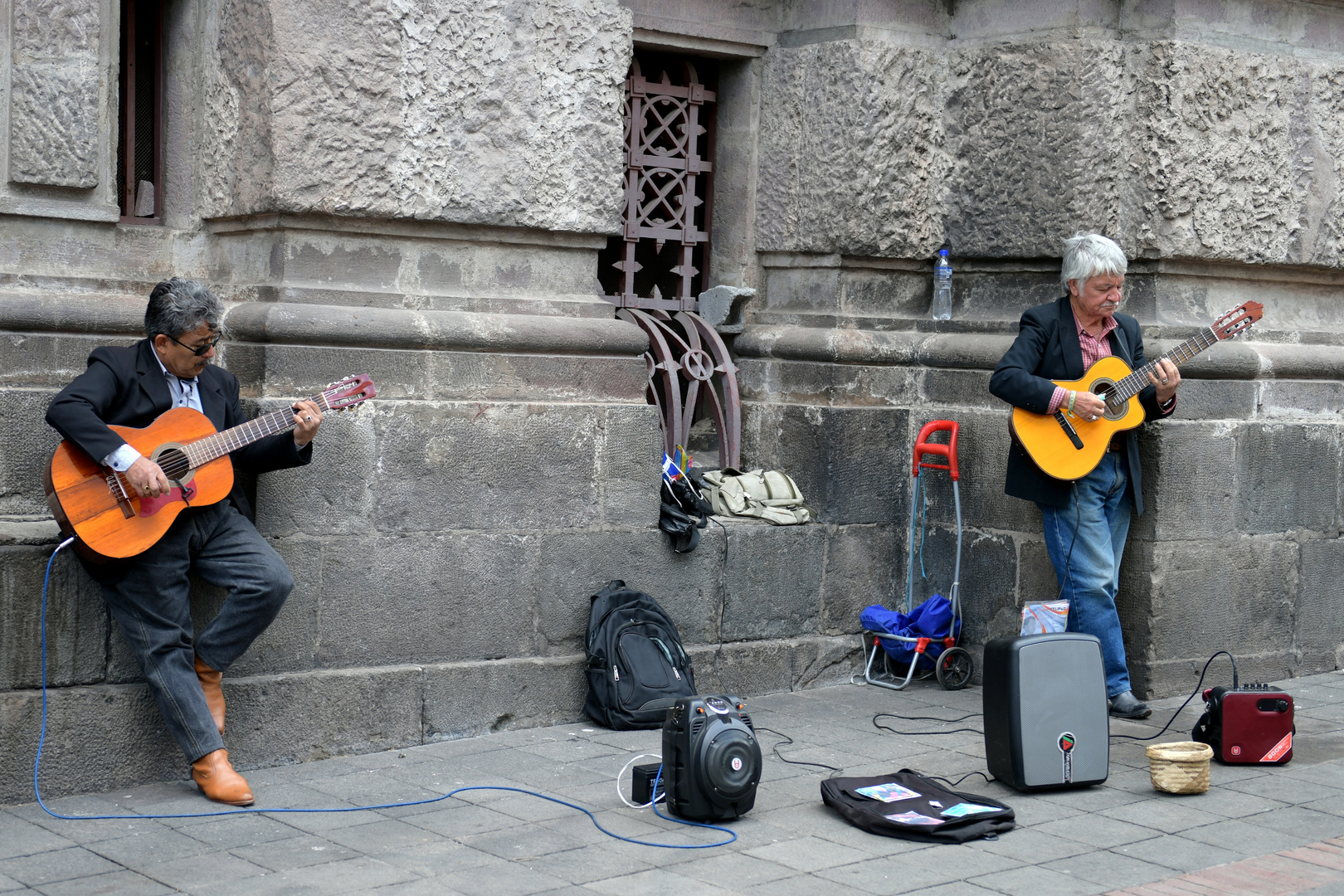 Straßen-Musiker in Quito 2