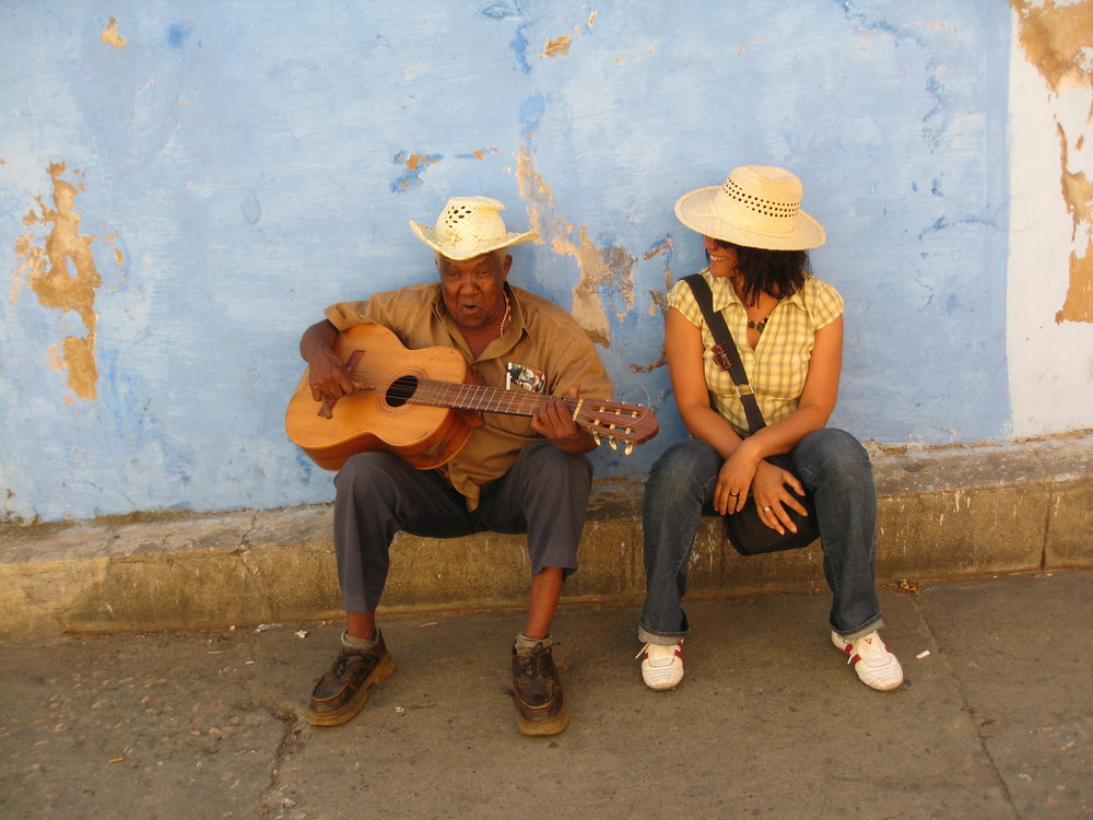 Strassen-Musiker in Santiago de Cuba