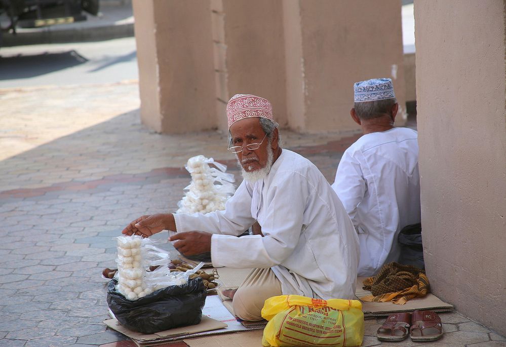 Straßen- Verkauf in Muscat