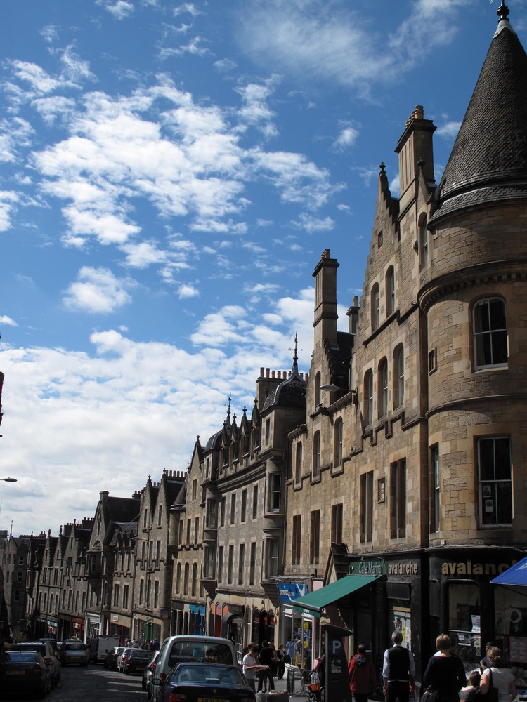 Straßen von Edinburgh
