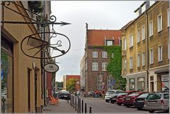 Strassenansicht in Danzig