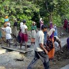 Strassenarbeiter/innen in Bombay