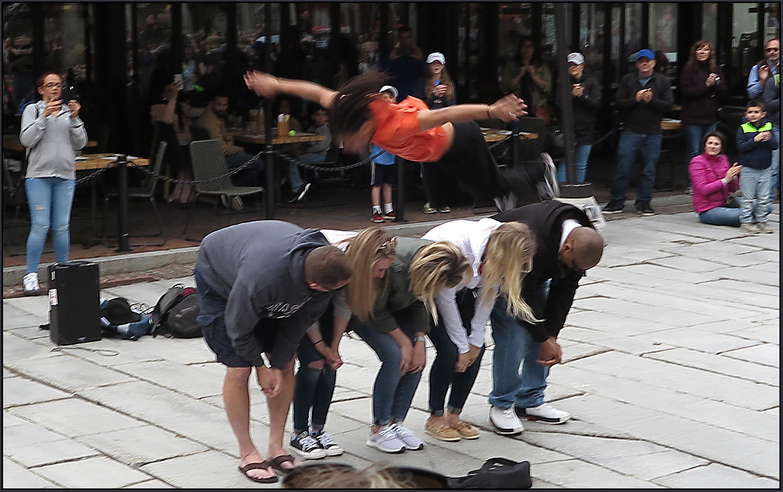 Straßenartist -  Quincy Market  - Boston