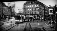 Strassenbahn am Münsterplatz | Mainz