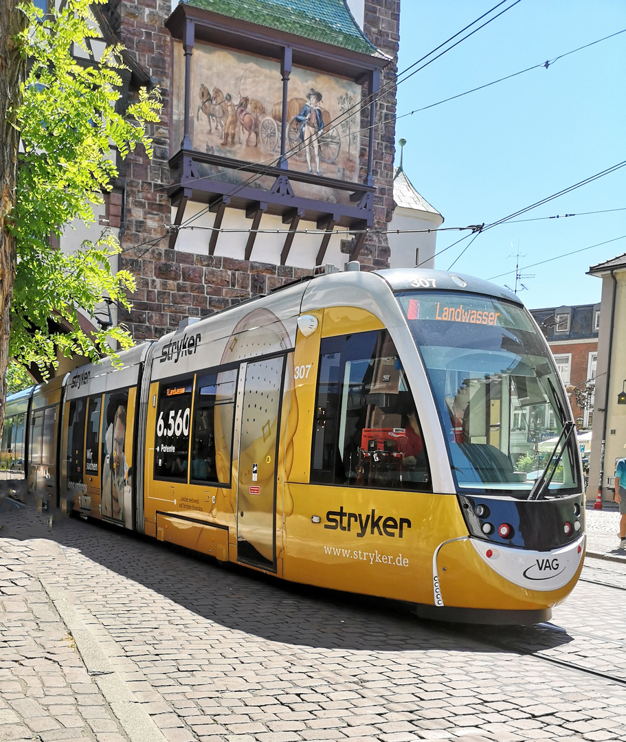 Straßenbahn am Schwabentor