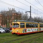 Straßenbahn aus Berlin in Karlsruhe