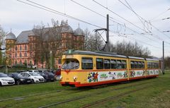 Straßenbahn aus Berlin in Karlsruhe