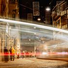 Strassenbahn bei Nacht