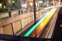 Straßenbahn Bielefeld Nachts