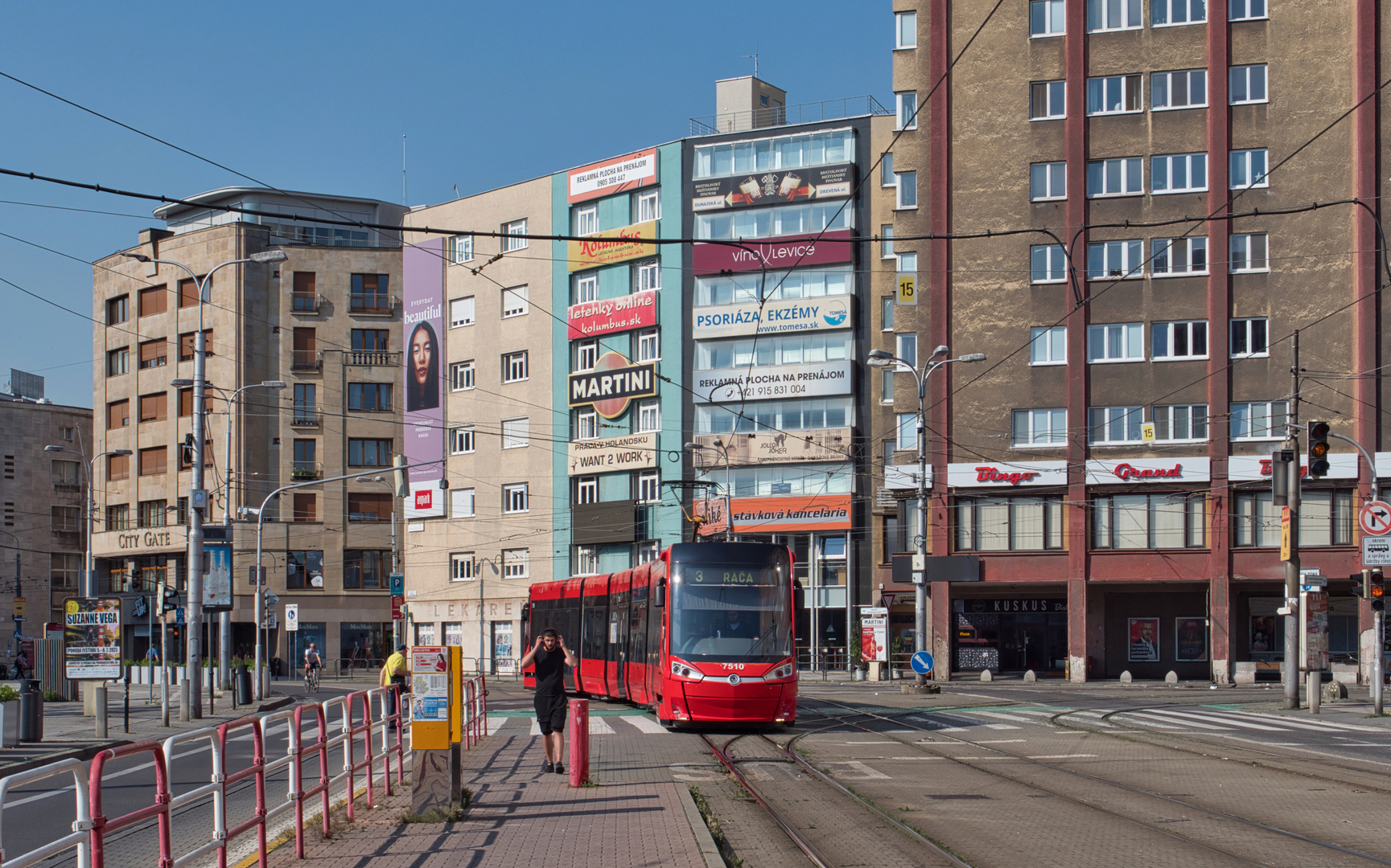 Straßenbahn Bratislava - Linie 3 nach Raca