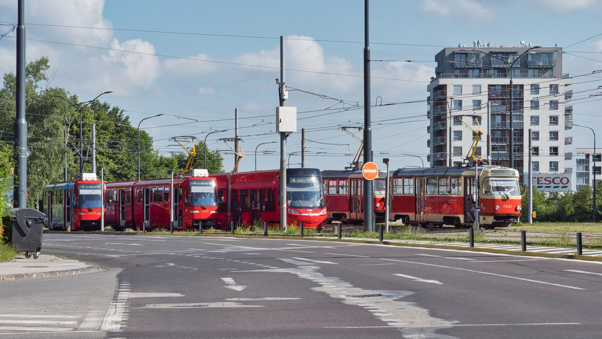 Straßenbahn Bratislava - Wendeschleife in Dúbravka