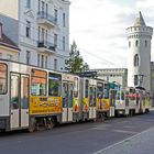 Straßenbahn durch das Nauener Tor, Potsdam