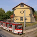 Straßenbahn Gotha [62] - Tw 314 in Sundhausen