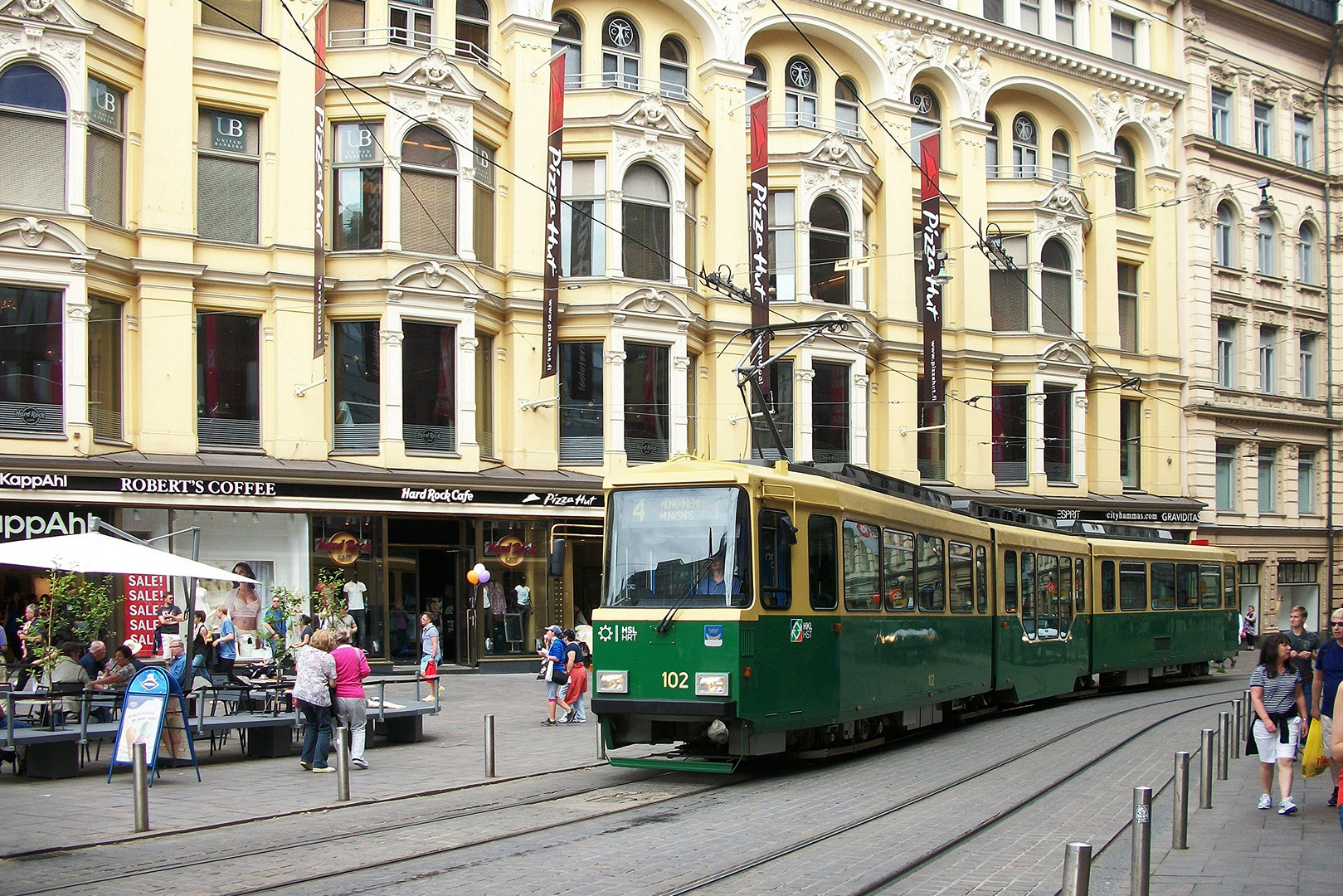 Strassenbahn Helsinki Finnland (Juni 2013)