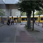 Straßenbahn im Halbkreis