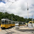 Strassenbahn in Baustelle (2)