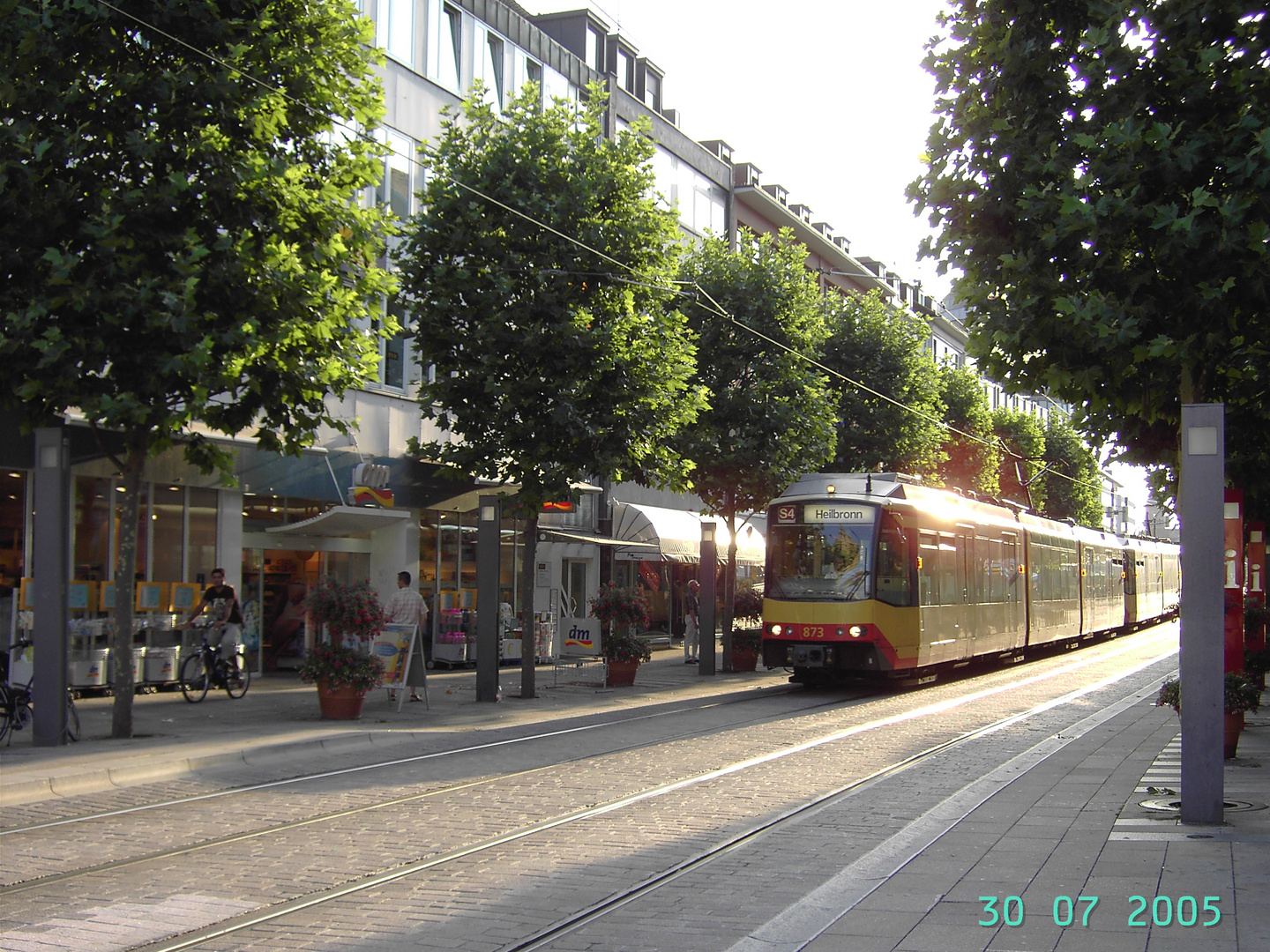 Straßenbahn in der Kaiserstraße