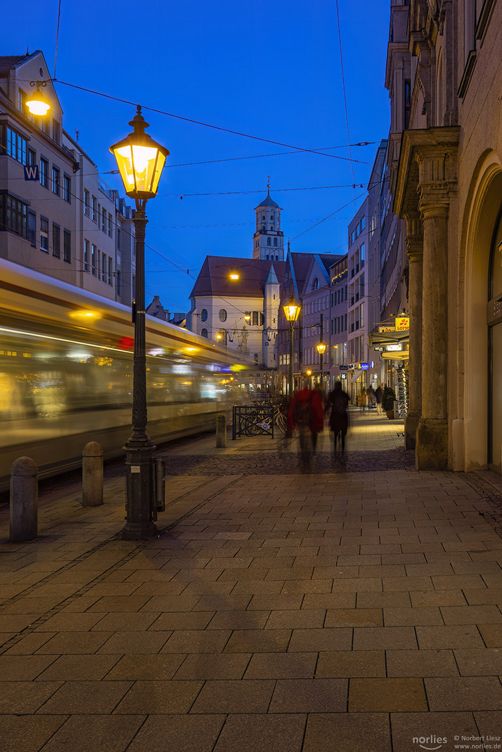 Straßenbahn in der Maximilianstraße