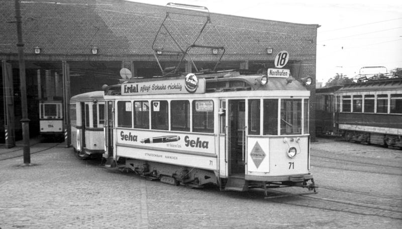 Strassenbahn in Hannover damals