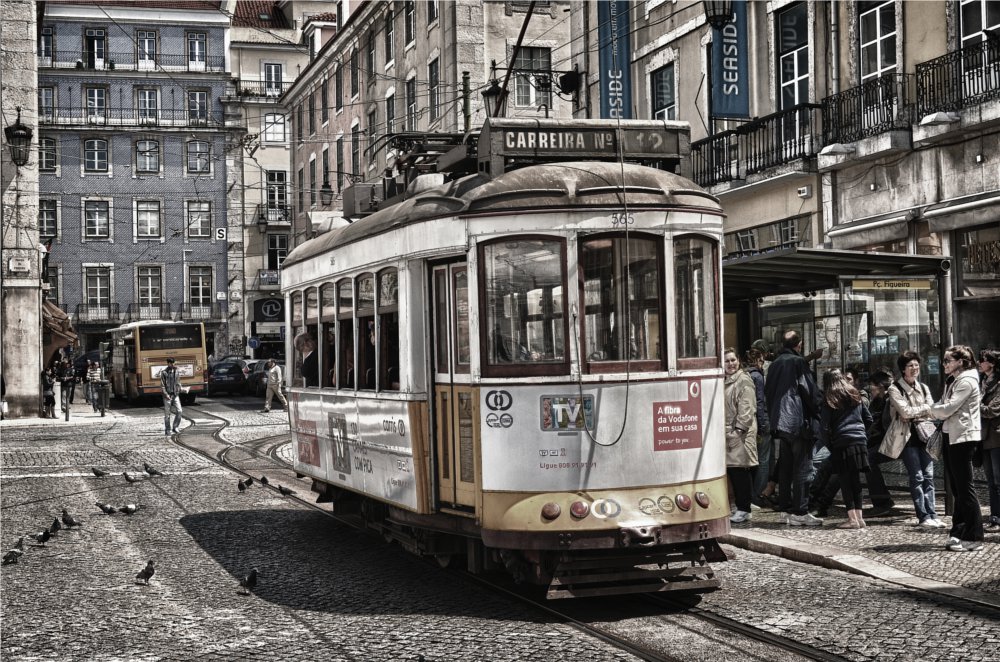 Strassenbahn in Lissabon