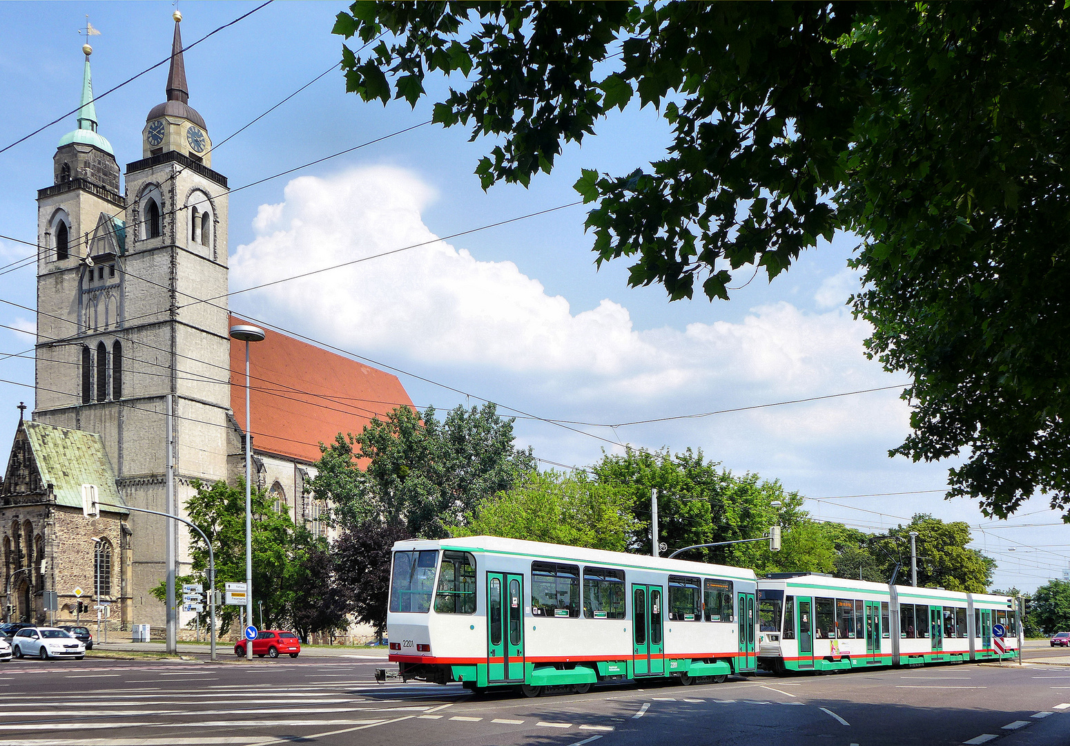 Straßenbahn in Magdeburg