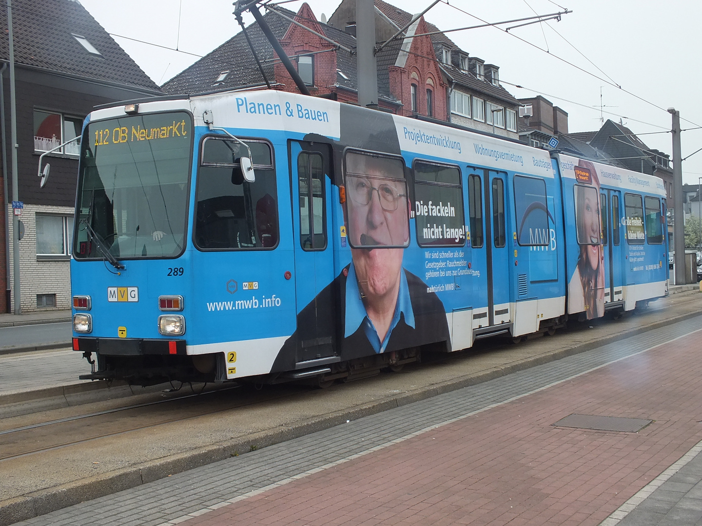 Strassenbahn in Oberhausen Sterkrade