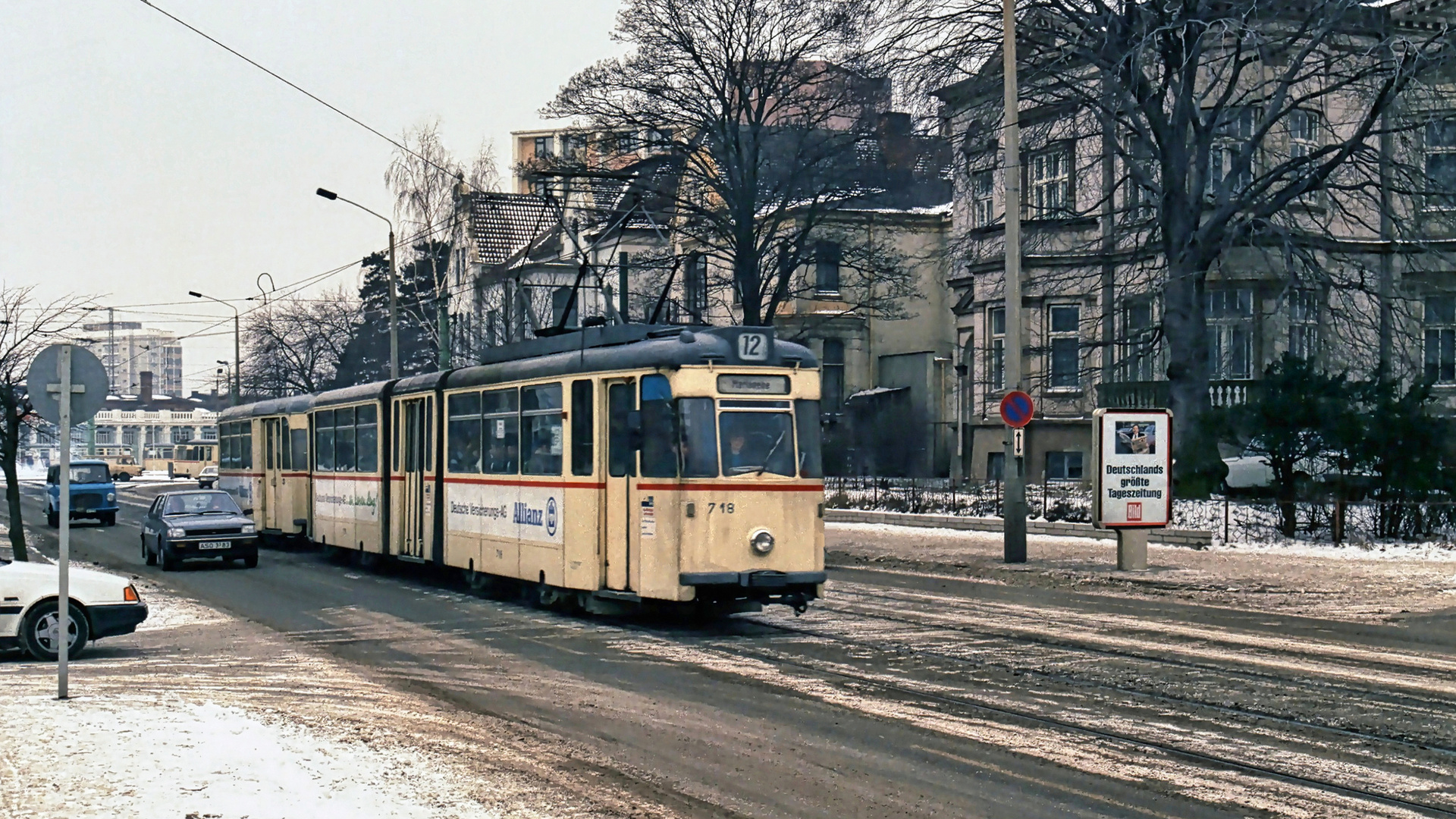 Straßenbahn in Rostock 1991 (2)