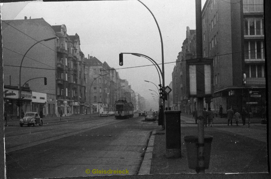 Straßenbahn in West-Berlin Anfang der 60er Jahre