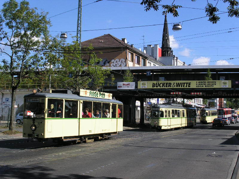 Straßenbahn-Korso in Bochum (1)