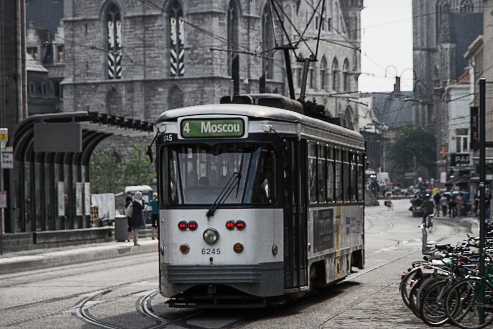 Straßenbahn nach Moscou