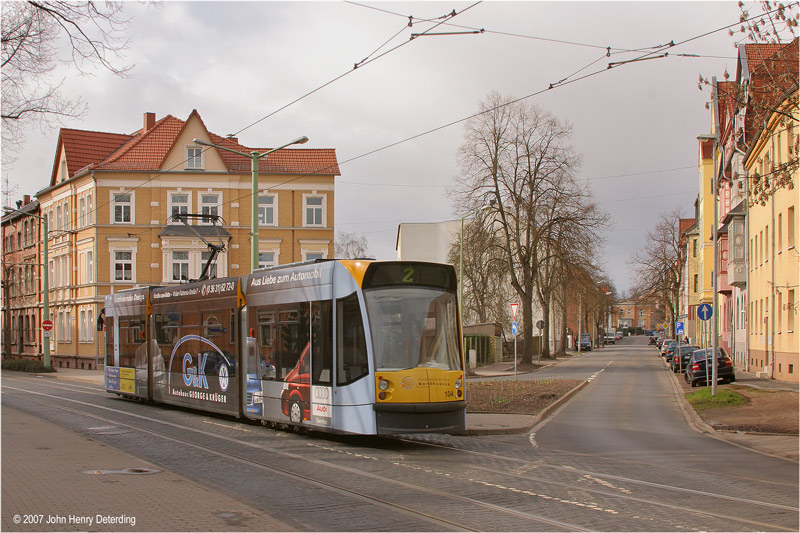 Straßenbahn Nordhausen - Kützingstraße