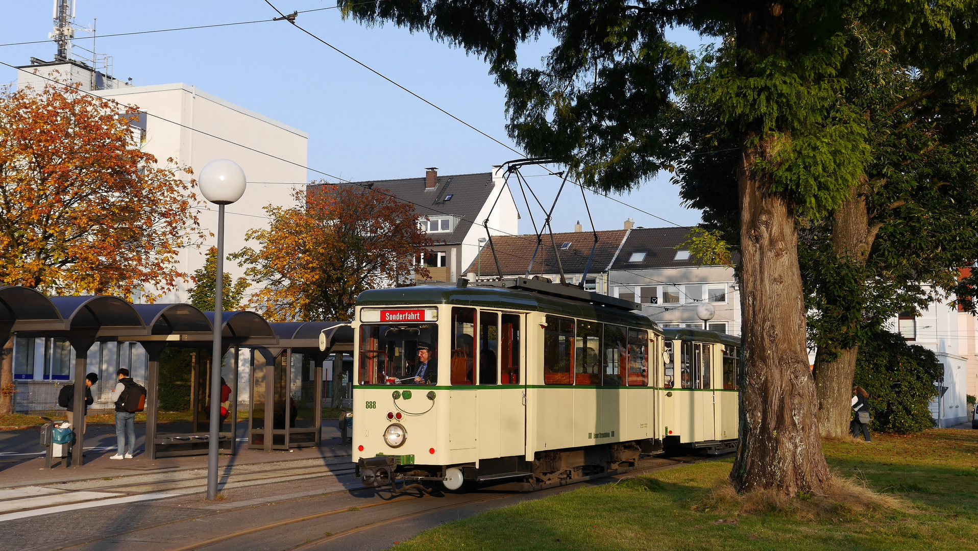 Straßenbahn-Oldtimer in Essen