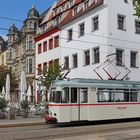 Straßenbahn-Oldtimer in Zwickau