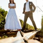 strassenbahn und Hochzeit