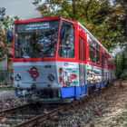 Straßenbahn von Strausberg - Hochkontrastbild