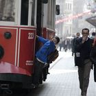 Straßenbahn zum Taksim-Platz