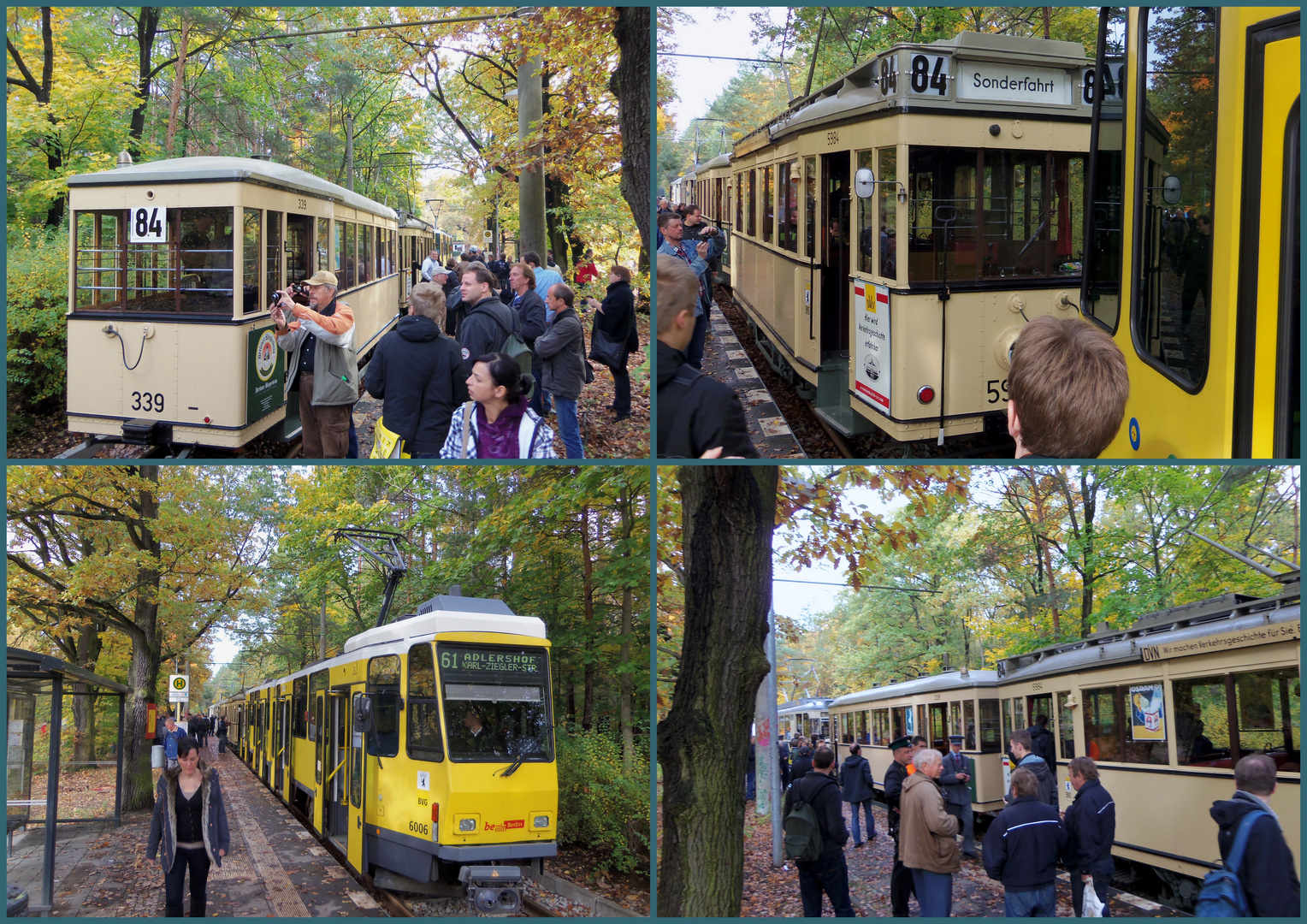 Straßenbahnausflug mit historischen Fahrzeugen nach Rahnsdorf