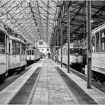 Straßenbahndepot - Halle links, Gleis 1-6