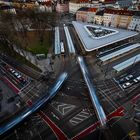 Straßenbahnen am Königsplatz