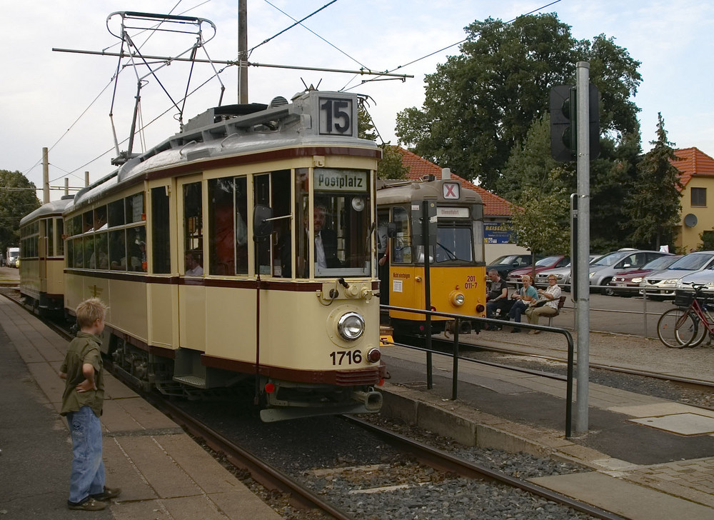 Strassenbahnen - Hechttriebwagen der Städt. Strassenbahn Dresden