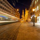 Straßenbahnfahrt in der Maximilianstraße