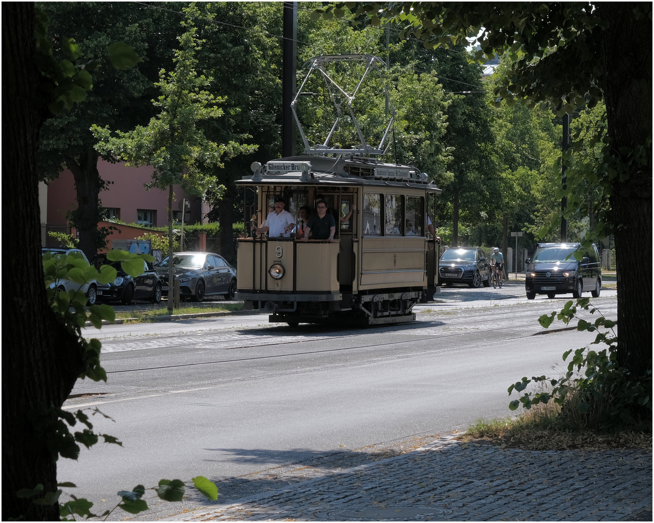 Straßenbahnfahrt wie Dazumal