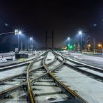 Straßenbahngleise...