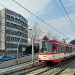 Straßenbahnhalt in Bonn 1