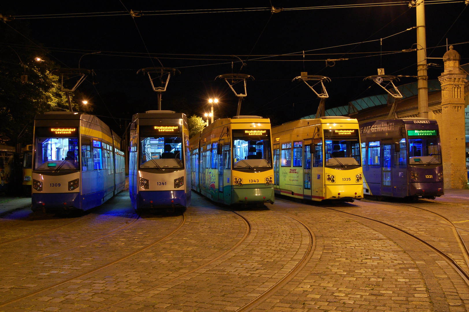 Straßenbahnhof Leutzsch Straßenbahnparade