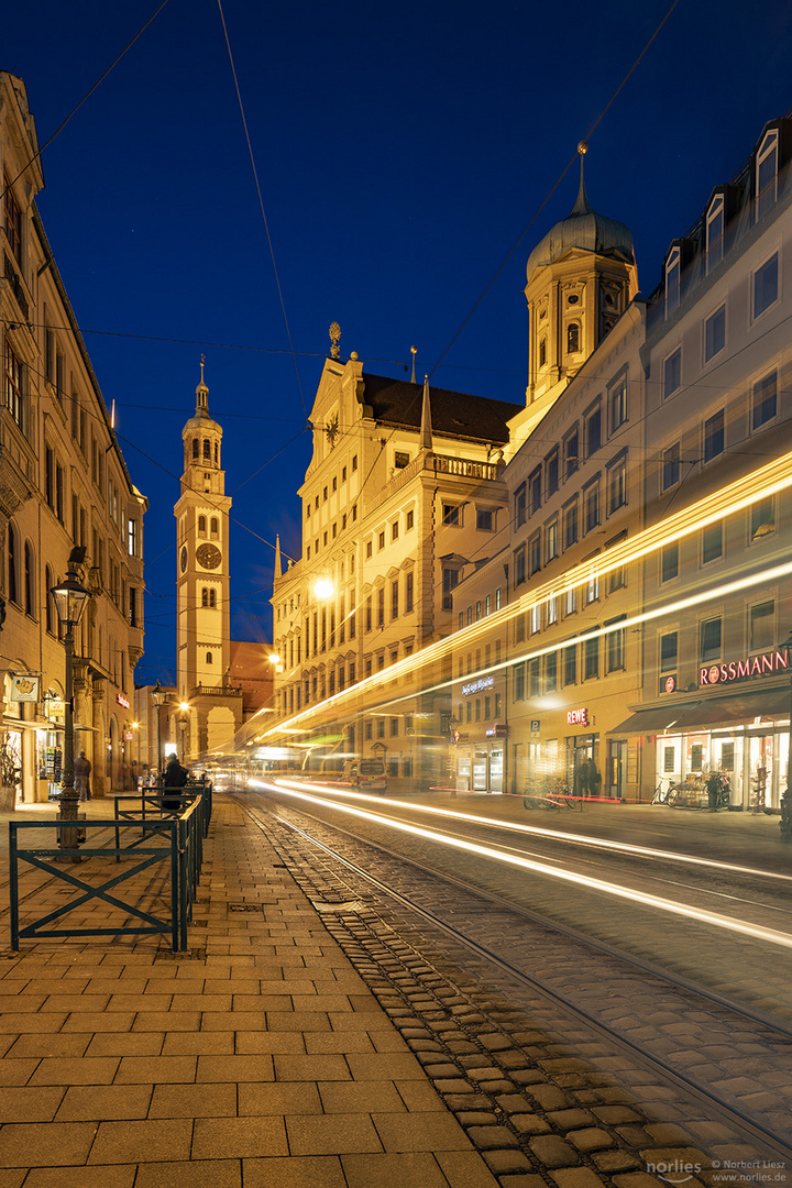 Straßenbahnlichter Maximilianstraße