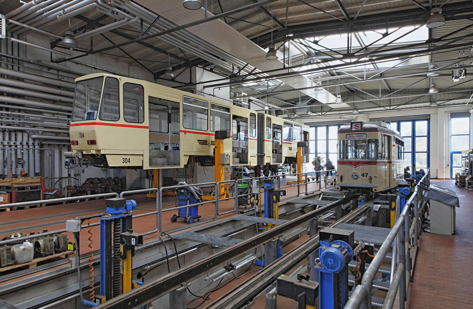 Straßenbahnreparaturwerkstatt