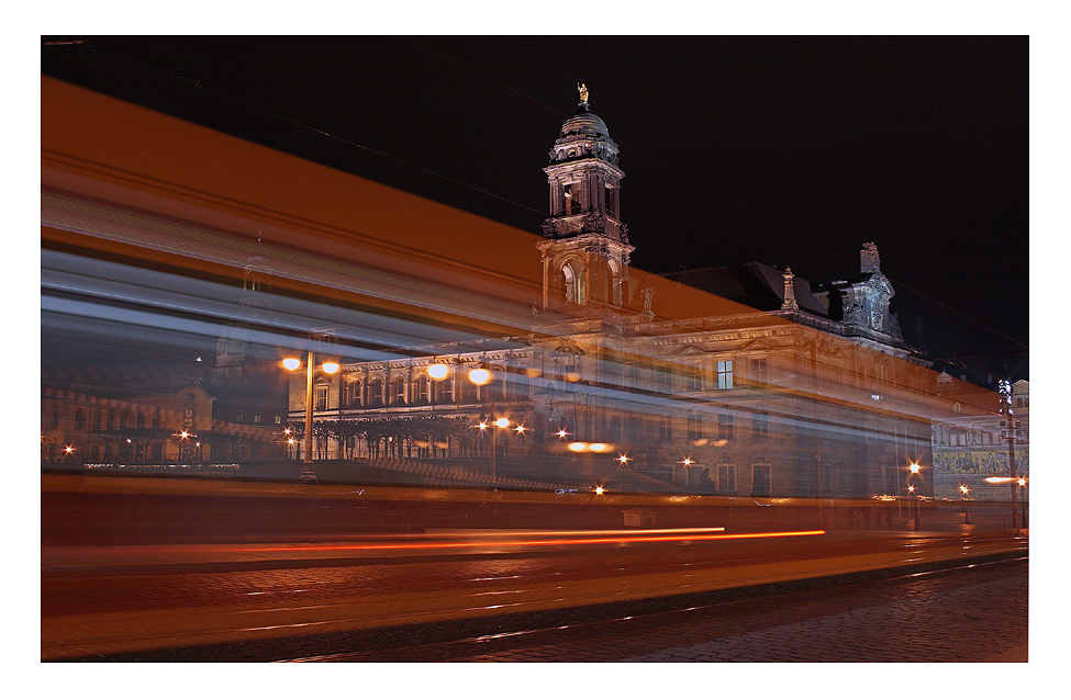 Straßenbahnschatten...