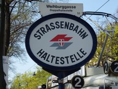 Strassenbahnschild